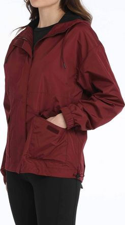 Cinch Womens Rain Jacket In Red