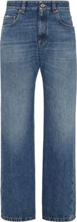 Brunello Cucinelli Dames, Jeans, Blauw, Maat: M Denim