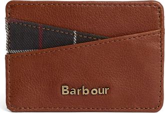 Barbour Katrine Leather Card Case in Brown at Nordstrom