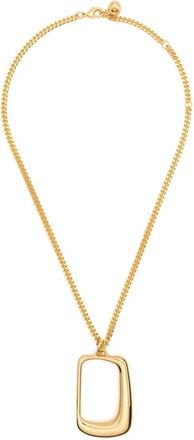 Jacquemus Ovale Hanger Ketting - Dames - Kettingen - Geel - ONE Size - Accessoires