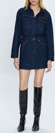 Pistola Denim Nina Long Sleeve Denim Shirtdress in Iggy at Nordstrom Rack, Size Large