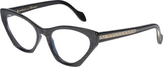 K&agrave;dor Glasses, unisex, Black, Size: 53 MM Coachella Glamour