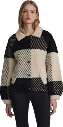 NVLT Womens Eyelash Bomber Coatigan
