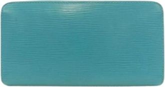 Louis Vuitton Pre-owned Wallets, female, Blue, Size: ONE SIZE Pre-owned Leather Wallet