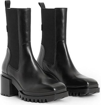 AllSaints Skarlet Boots Womens Boots Black : 9 M, Leather/Rubber
