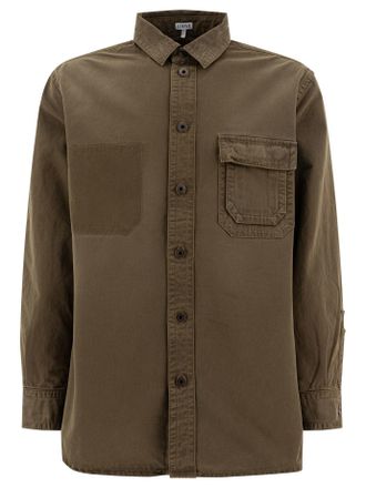 Loewe Overshirt-Jacke aus Baumwolle