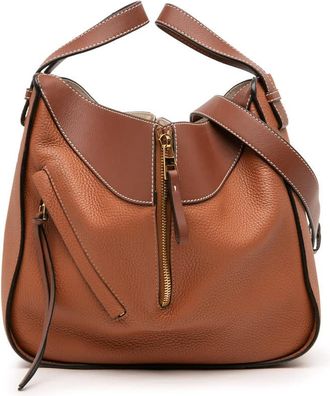 Loewe Pre-owned Loewe Small Bicolor Leather Hammock Satchel Ladies UM34R160AO4WSXVI