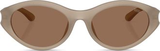 Diesel Oval sunglasses - Sunglasses - Unisex - Beige