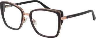 Guess Accessoires, Dames, Grijs, ONE Size, Grijze Butterfly Optische Frames met Veerscharnier