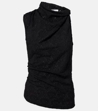 Proenza Schouler White Label Circe asymmetric lace top