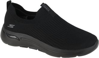 Skechers Womens Go Walk Arch Fit Sneakers In Black