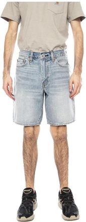 Levi's 468 Loose Shorts - Heren - Denim shorts - Blauw - W31 - Katoen - Korte Broeken