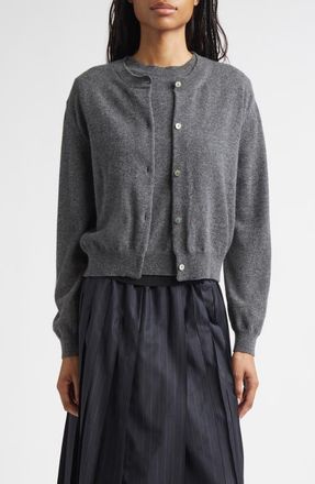 Nackiy&eacute; Seashell Cashmere Cardigan in Castagna Castagna at Nordstrom, Size Medium