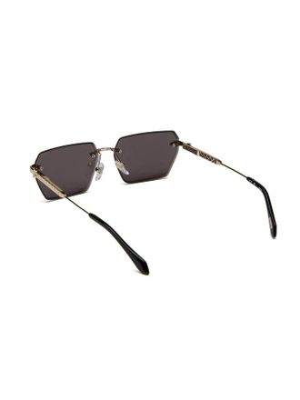 Just Cavalli Unisex Sunglasses Shiny Total Rose Gold Metal