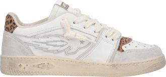 Enterprise Japan Egg Rocket 3 White/Grey Suede Sneakers