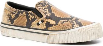 Bally Low-Top Sneaker - Santa Ana Slip-on Sneakers - Gr. 39 (EU) - in Braun - für Damen