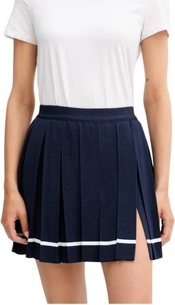 Iceberg Plissirok - Dames - Korte rokken - Blauw - S - Rokken