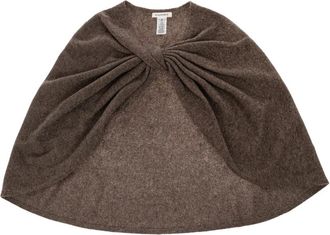 By Malene Birger Poncho Pinne - - Jackets - Donna - Marrone - ONE SIZE