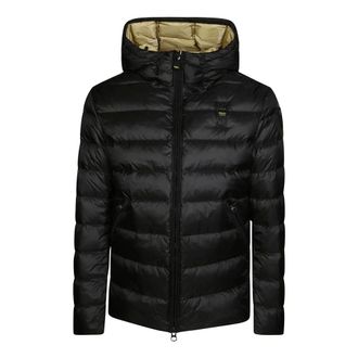 Blauer Chaqueta acolchada con capucha - Jackets - Hombre - Negro - 2XL
