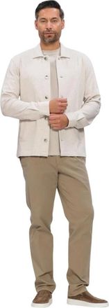 Gentiluomo Overhemden, Heren, Beige, L, Navigli Shirt Jacket