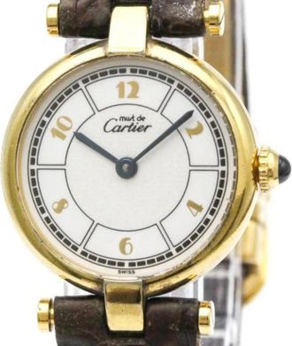 Cartier Pre-owned Watches, female, White, Size: ONE SIZE Pre-owned Vintage Watch