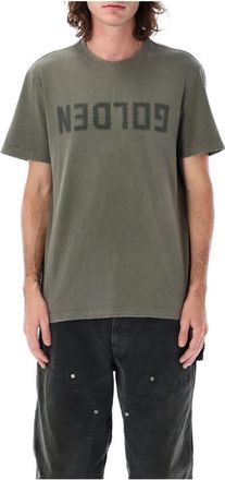 Golden Goose Heren, Tops, Groen, Maat: 2XL Katoen