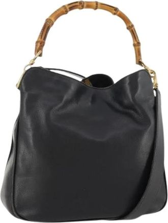 Gucci Pre-owned Handbags, female, Black, Size: ONE SIZE Pre-owned Vintage Hand Bag