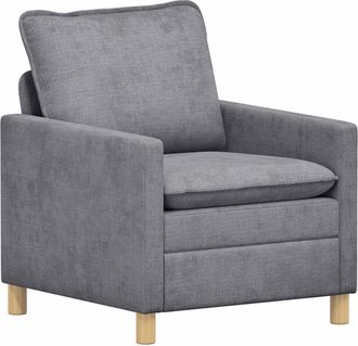 vidaXL Sof&aacute; Gris Claro 76 X 81 X 87,5 Cm Poli&eacute;ster Vidaxl