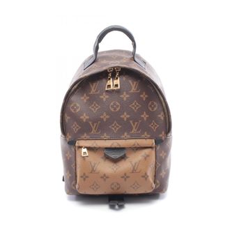 Louis Vuitton Beige Brown Monogram Reverse Coated Canvas Leather Backpack (Pre-Owned)