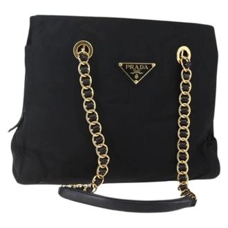 Prada Borsa a spalla in nylon Pre-owned - - Pre-owned - Donna - Nero - ONE SIZE