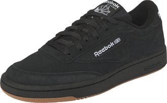 Reebok Classic Sneaker REEBOK CLASSIC CLUB C 85, Damen, Gr. 38,5, schwarz (cschwarz, ftwwht, rbkle3), Leder, Textil, Schuhe Sneaker
