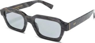 Retro Superfuture Accessoires, Heren, Zwart, ONE Size, Stijlvolle Caro Zonnebril voor jou