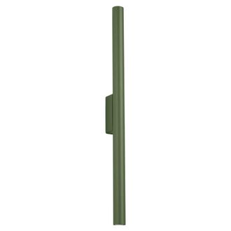 Wonderlamp Aplique de pared de metal verde con 2 luces g9