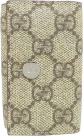 Gucci Pre-owned Accessories, female, Brown, Size: ONE SIZE Pre-owned Plastic Key Holder