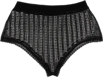 Paco Rabanne Womens Black Polyamide Briefs Clothing