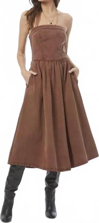 Young Fabulous & Broke Donna Day Dress In Sepia