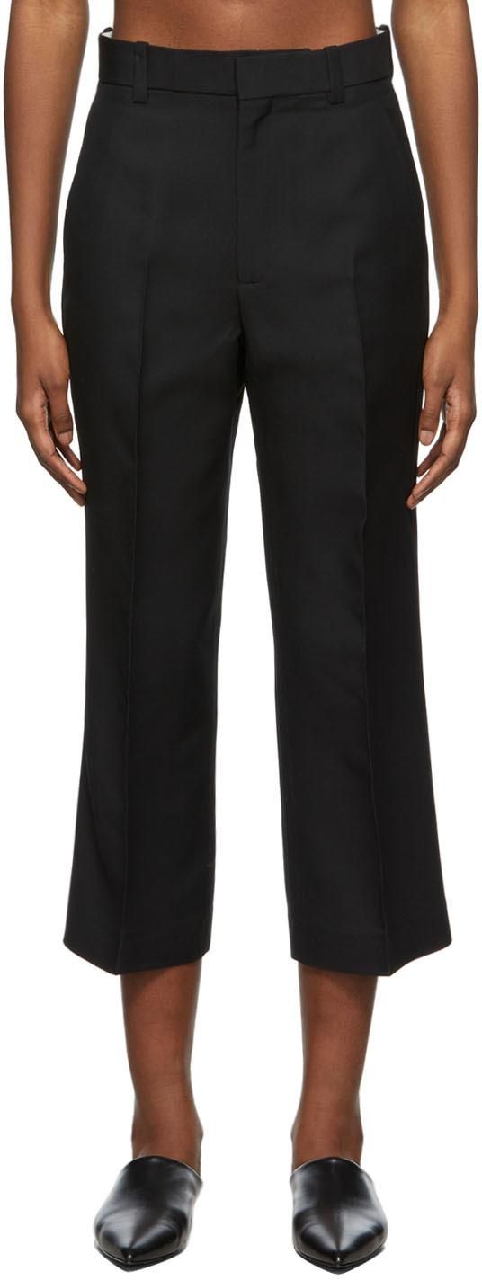 Khaite Womens Lenton Pants in Black | Size 2 | 31643000W3000