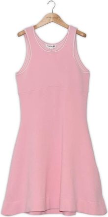 Victoria Beckham Womens Boucle Double Face Dress In Orchid