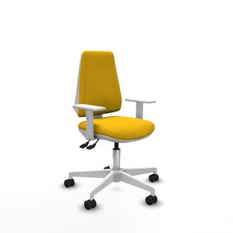 Piqueras y Crespo Piqueras-y-crespo Silla Elche Amarilla Ergon&oacute;mica Moderna