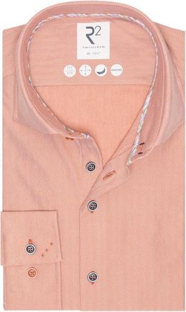R2 Amsterdam Stijlvol Overhemd - Heren - Casual Overhemden - Roze - 2XL - Overhemden