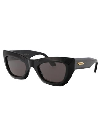 Bottega Veneta Womens Sunglasses Black-Grey Acetate Black-Black-Grey Black/black/grey