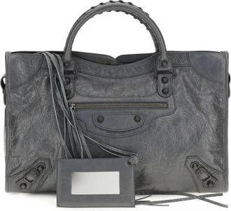 Balenciaga Le City Leather Leather Tote Bag