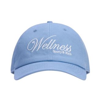 Sporty & Rich Avenue Hat - female - Sporty & Rich - Hats & Caps - Blue - ONE SIZE - Accessories