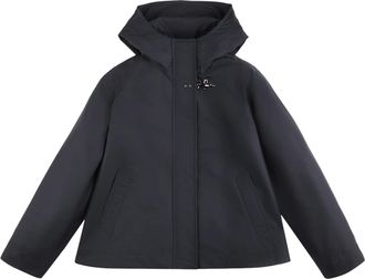 Fay Short Hooded Parka with Adjustable Hem