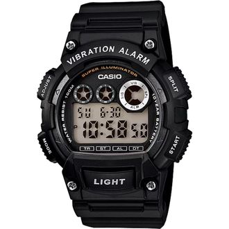Casio Mens Shock-Resistant Digital Sport Watch with Black Dial - W-735H-1AV