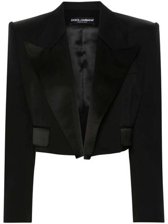 Dolce & Gabbana Tailored Crop Blazer