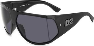 Dsquared2 Accessoires, unisex, Zwart, ONE Size, Authentieke stijlvolle zonnebril met eersteklas service