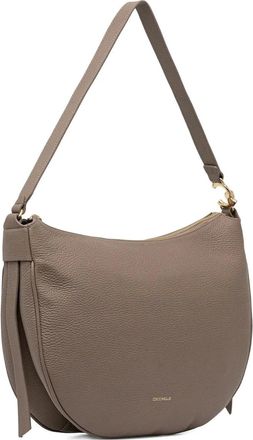 Coccinelle Borsa a spalla C-Easy media con zip - Marrone