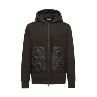 Moncler Zip-Through Jumper - male - Moncler - Zip-throughs - Black - XL - Sweatshirts & Hoodies