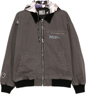 Aape By A Bathing Ape Giacca con stampa graffiti - Toni neutri